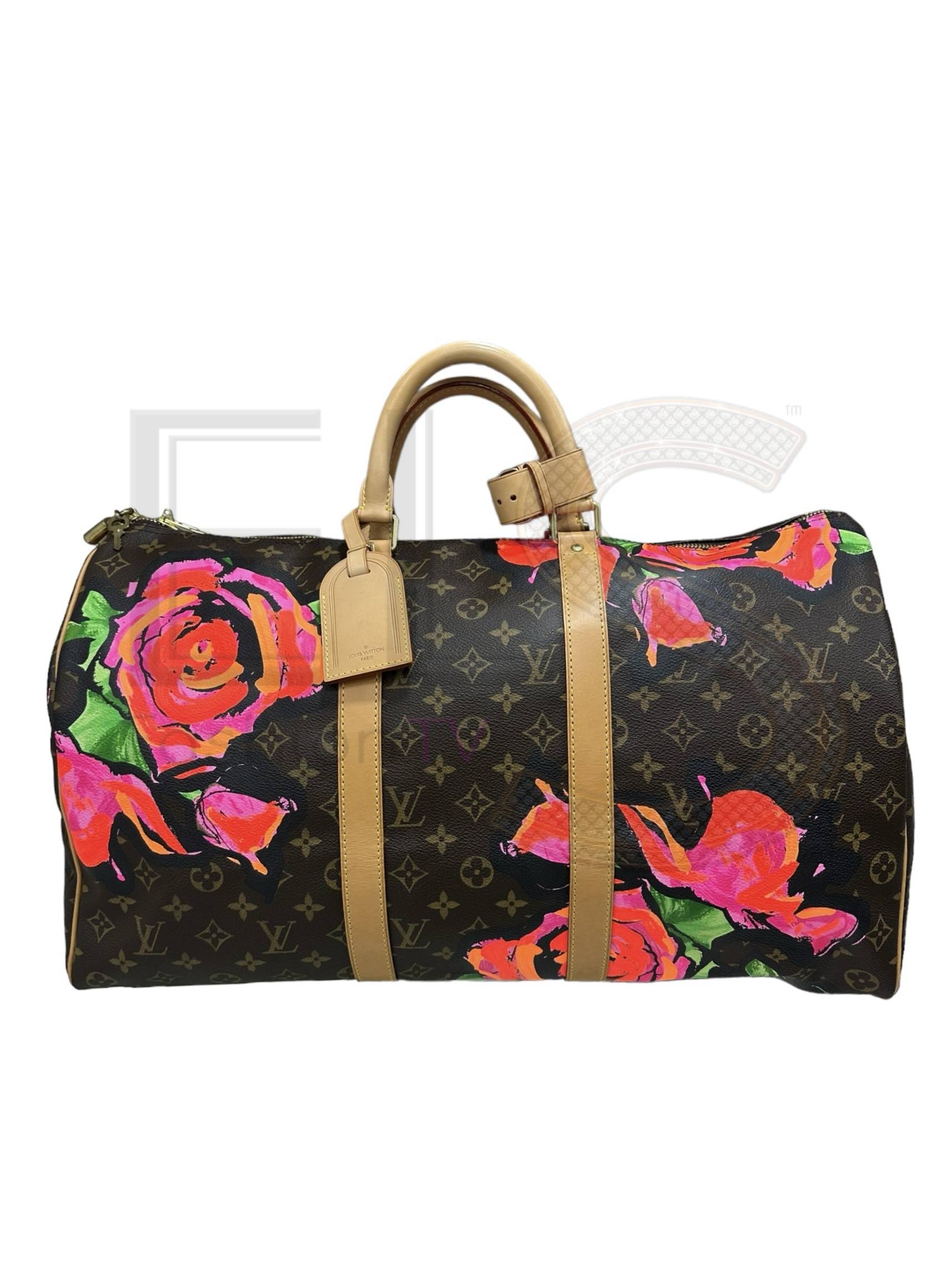 Louis Vuitton Keepall 50 Stephen Sprouse Roses L.E.