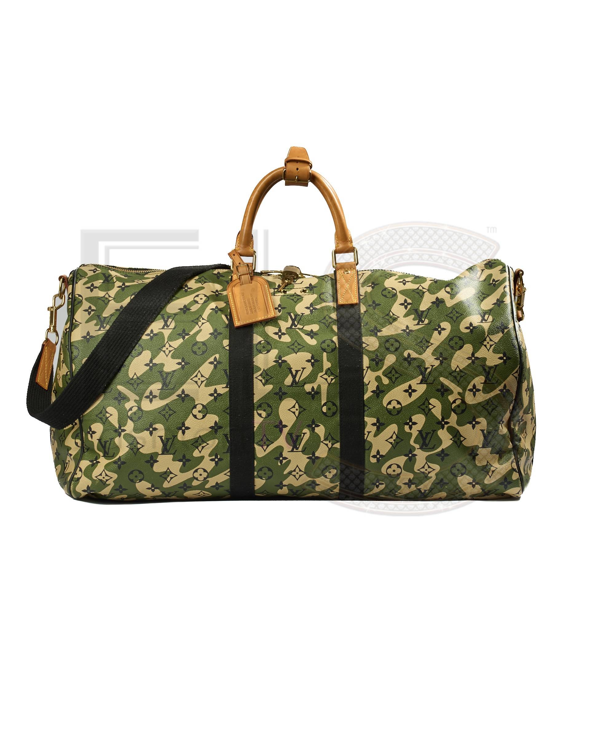 Louis Vuitton Keepall 55 Bandouliere X Takashi Murakami ELS Fashion TV