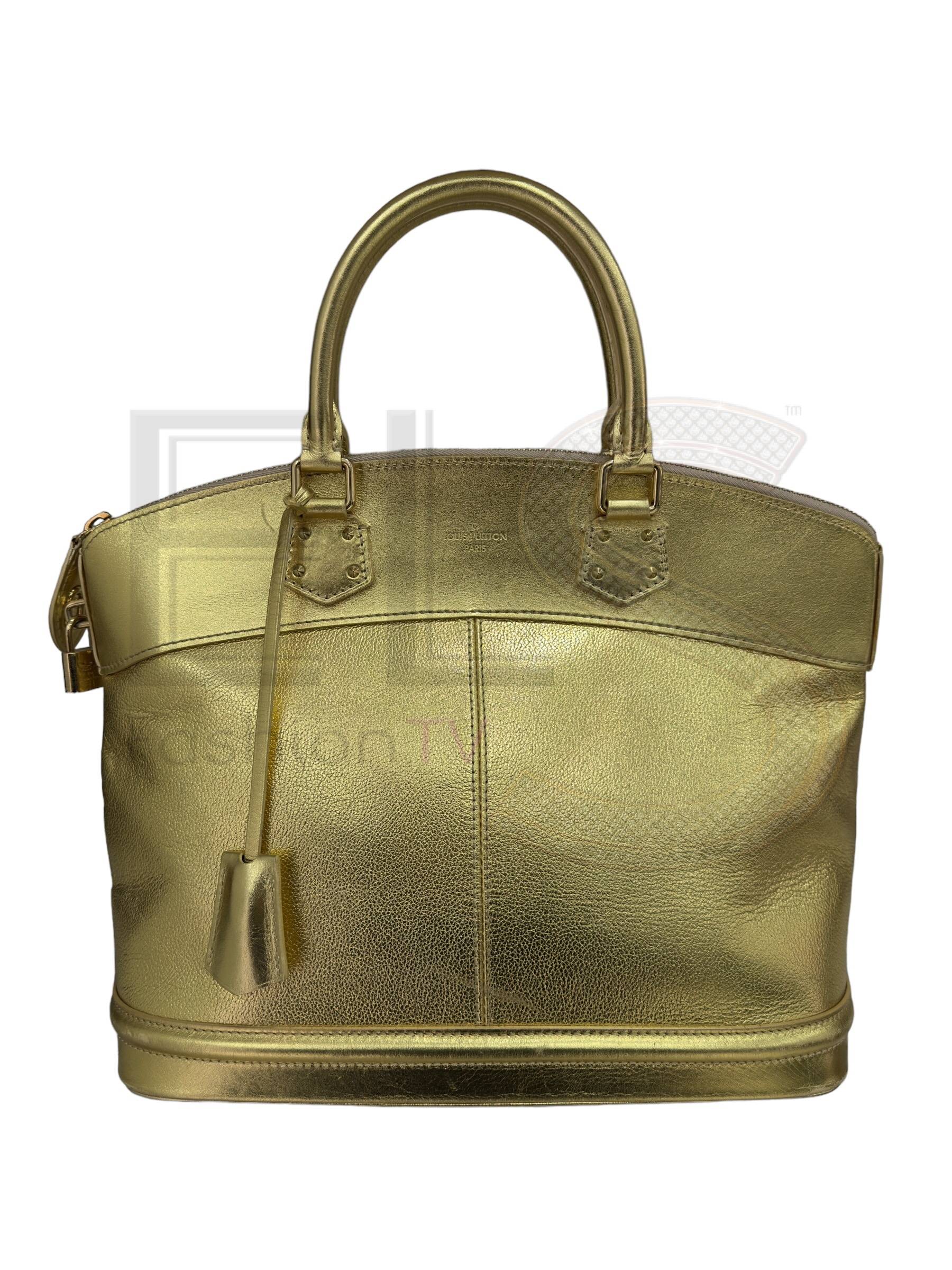 Louis Vuitton Lockit Gm Gold