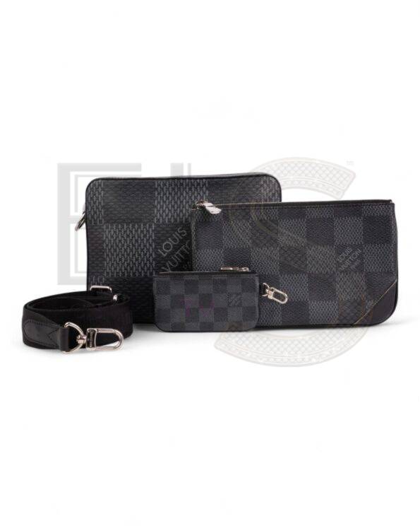 Louis Vuitton Messenger Trio Mm Damier Graphite ELS Fashion TV