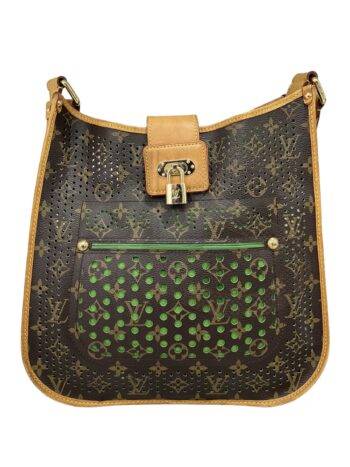 Louis Vuitton Musette Perforated Green Monogram ELS Fashion TV