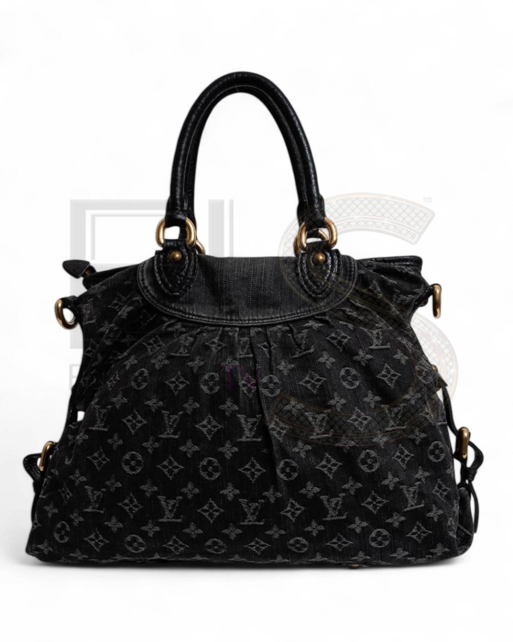 Louis Vuitton Neo Caddy Mm Denim Monogram Black ELS Fashion TV