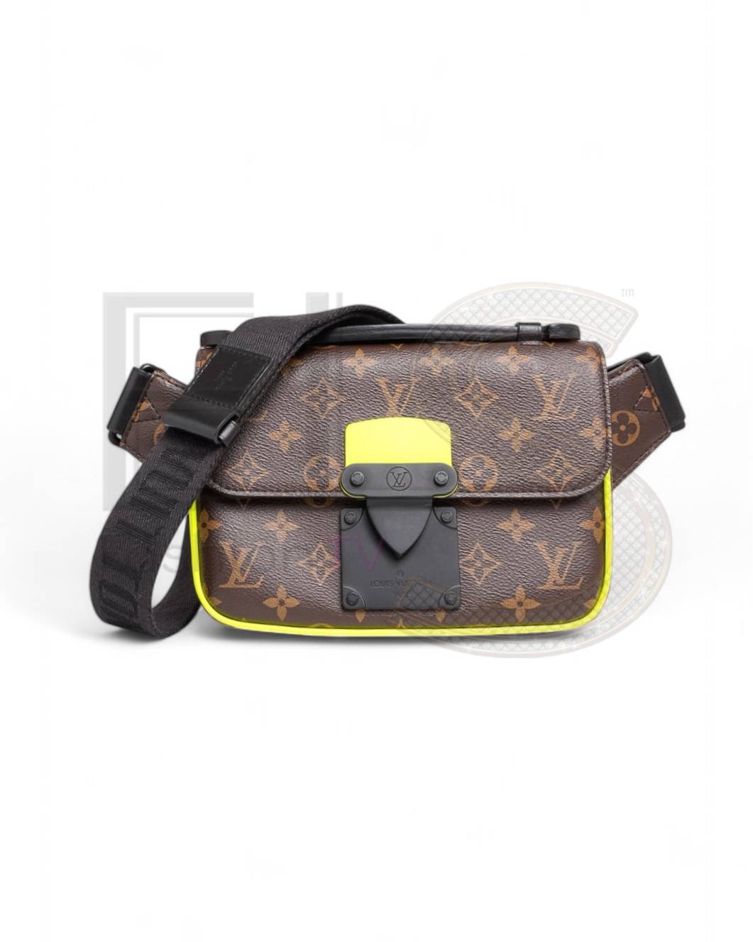 Louis Vuitton S Lock Slingbag Monogram Macassar Fluo