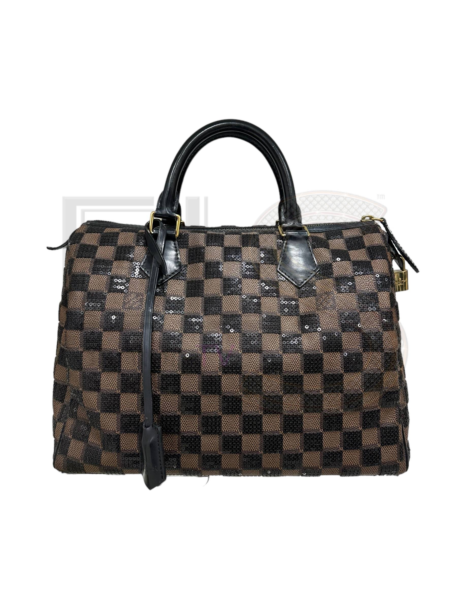 Louis Vuitton Speedy 30 Damier Sequins L.E. ELS Fashion TV