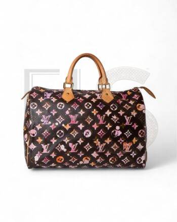 Louis Vuitton Speedy 35 X Richard Prince Aquarelle ELS Fashion TV