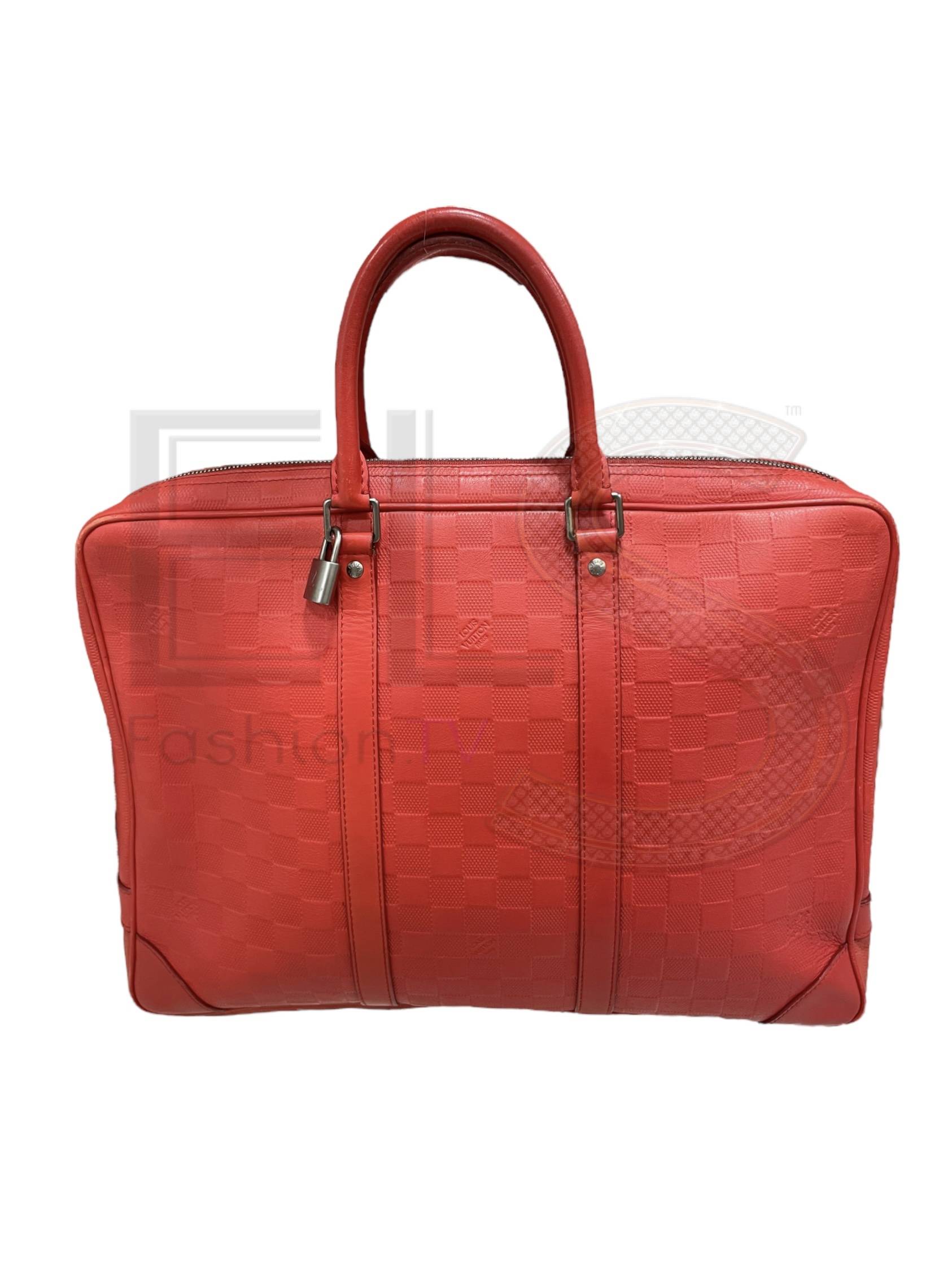 Louis Vuitton Voyage Mm Damier Red ELS Fashion TV