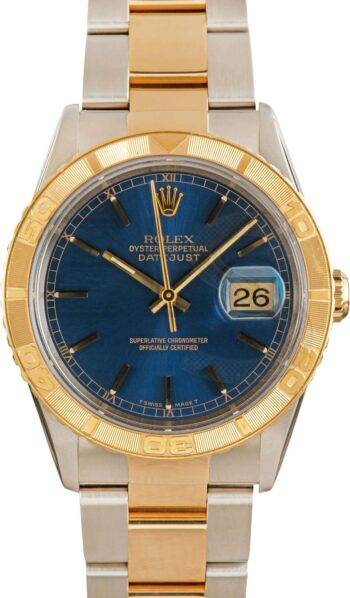 Men's Rolex Datejust 16263 Blue Thunderbird ELS Fashion TV