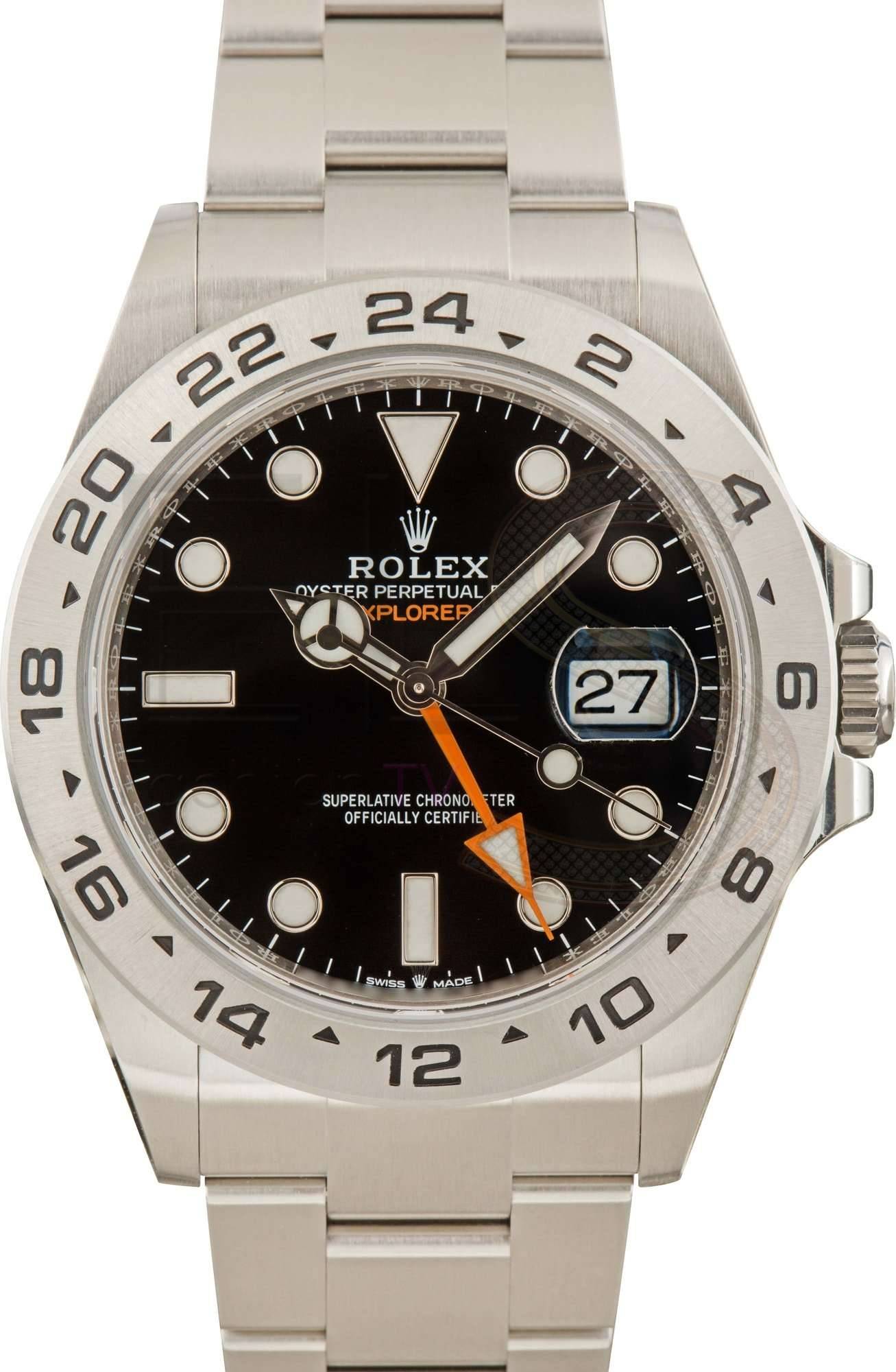 Mens Rolex Explorer II 226570 Stainless Steel