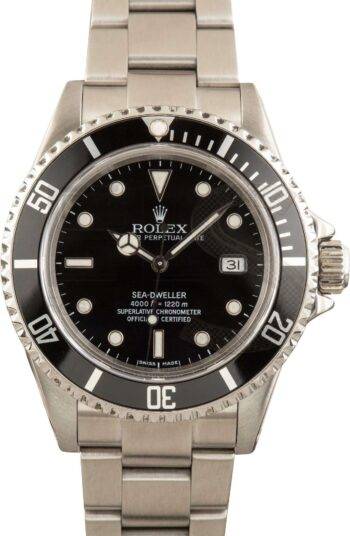 Mens Rolex Sea-Dweller 16600 Black ELS Fashion TV