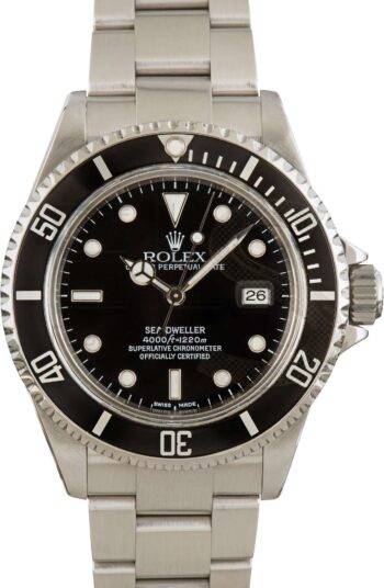 Men's Rolex Sea-Dweller 16600 Black Dial ELS Fashion TV