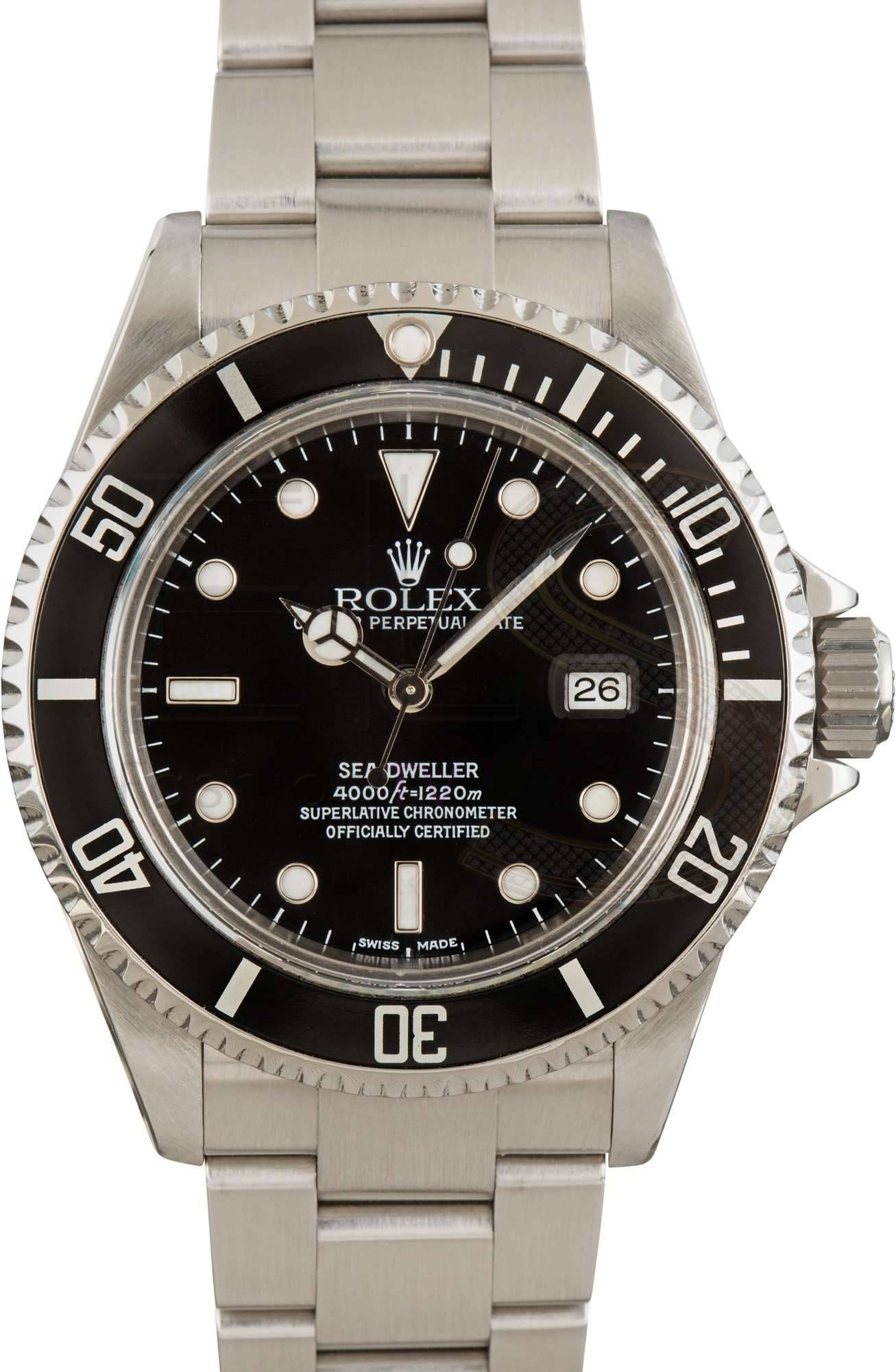 Men’s Rolex Sea-Dweller 16600 Black Dial