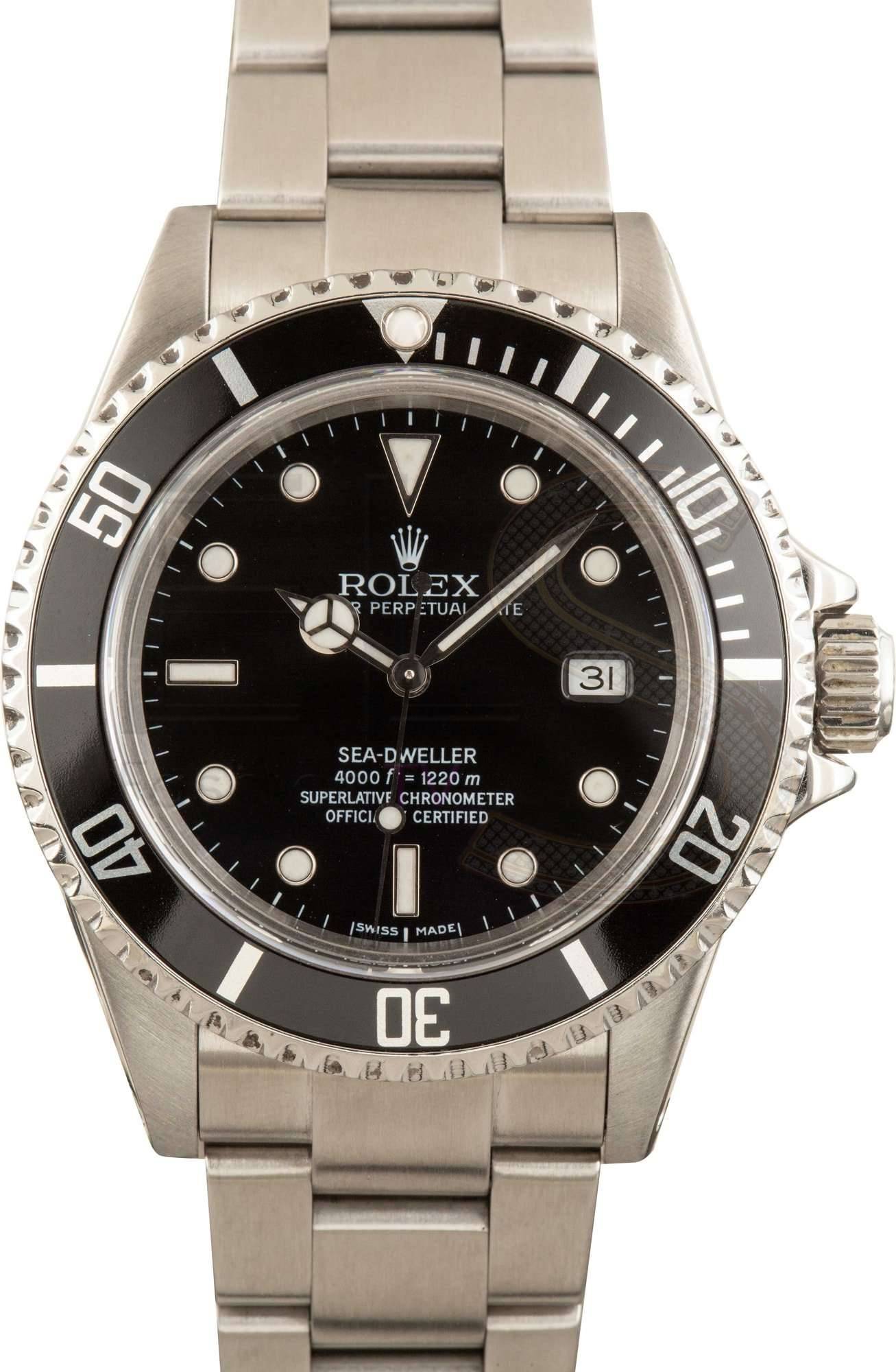 Mens Rolex Sea-Dweller 16600 Black ELS Fashion TV