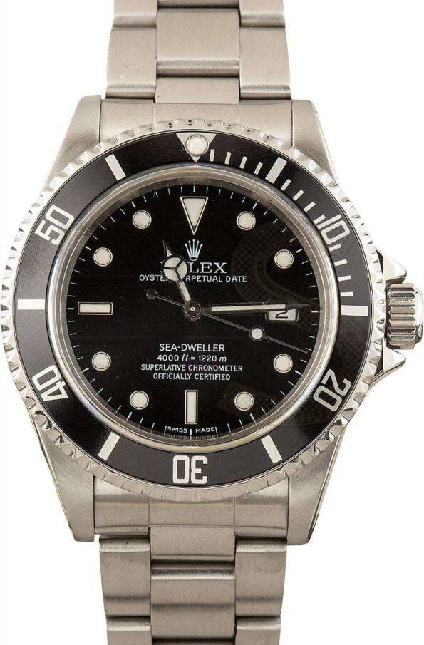 Mens Rolex Sea-Dweller Black 16600 ELS Fashion TV