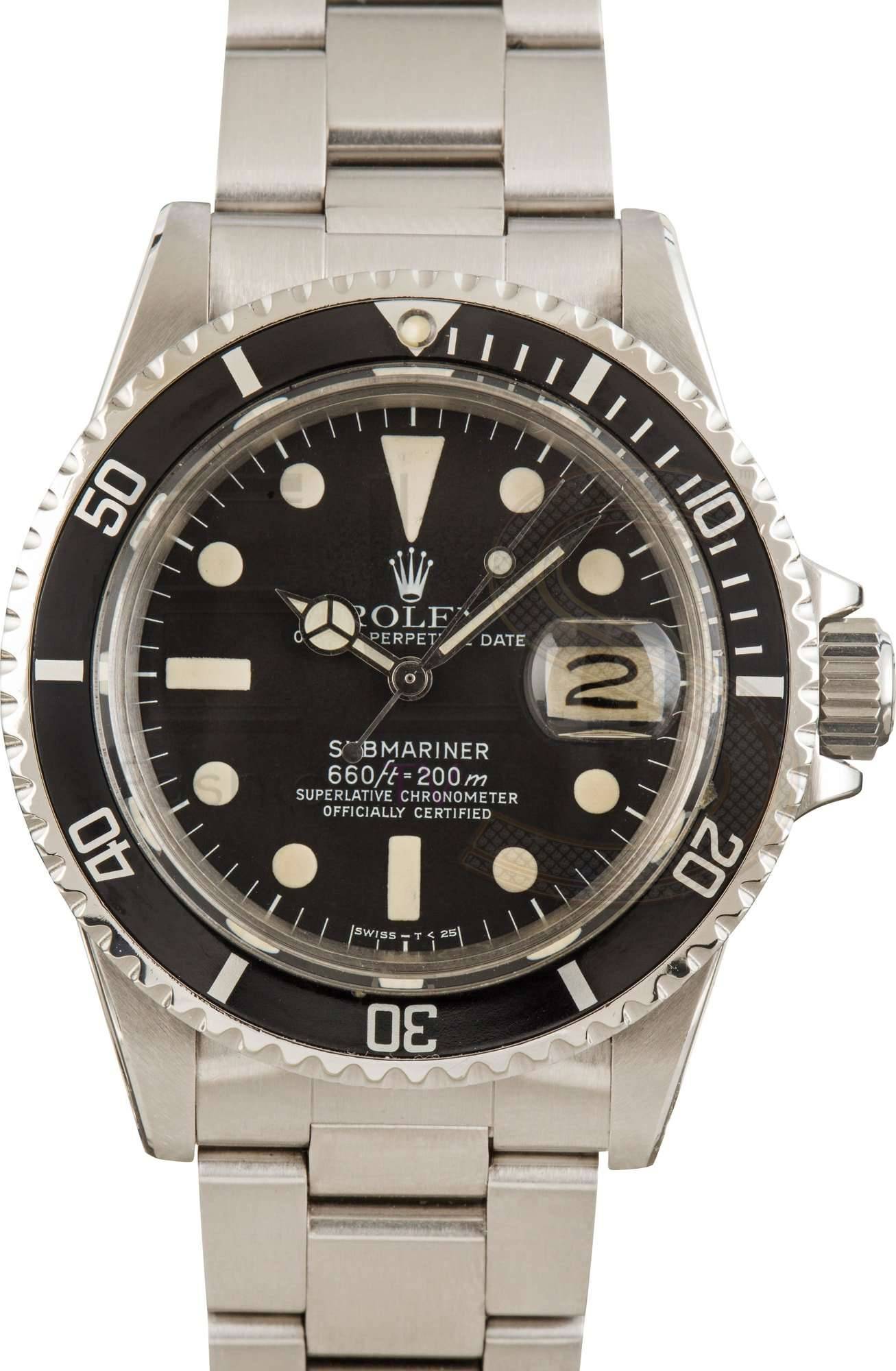 Men's Vintage Rolex Submariner Stainless Steel 1680 ELS Fashion TV