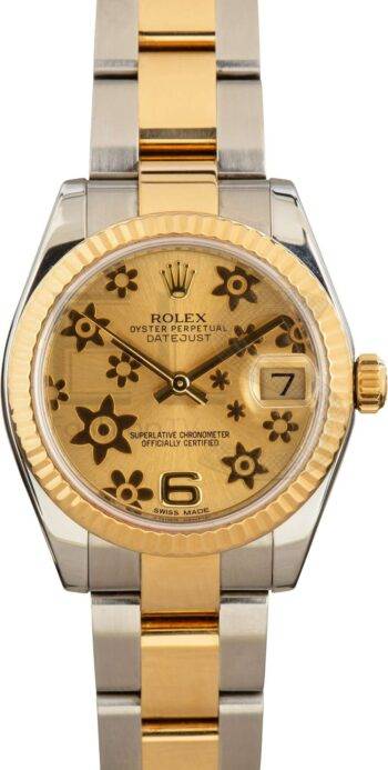 Mid-Size Rolex Datejust 178273 Two Tone Oyster ELS Fashion TV