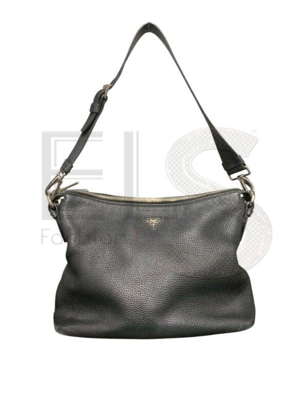 Prada Black Leather Shopper ELS Fashion TV