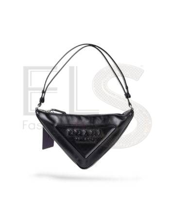 Prada Triangle Logo Black ELS Fashion TV