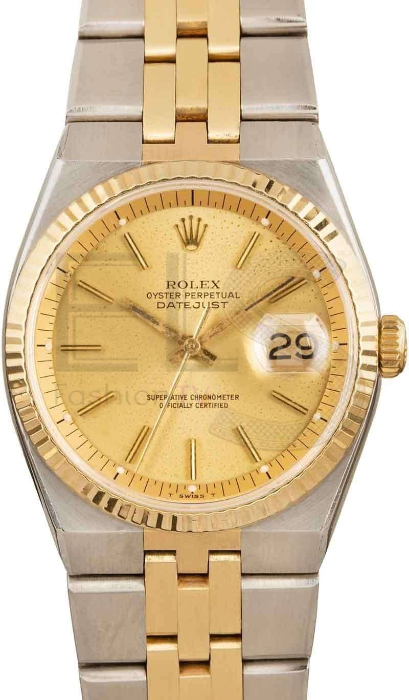 Pre Owned Rolex Datejust 1630 Two Tone ELS Fashion TV