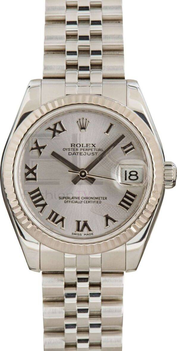 Pre Owned Rolex Datejust 178274 Silver Roman Dial ELS Fashion TV