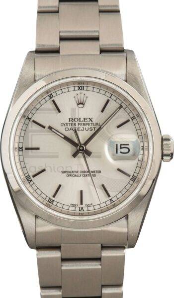 Preowned Rolex Datejust 16200 ELS Fashion TV