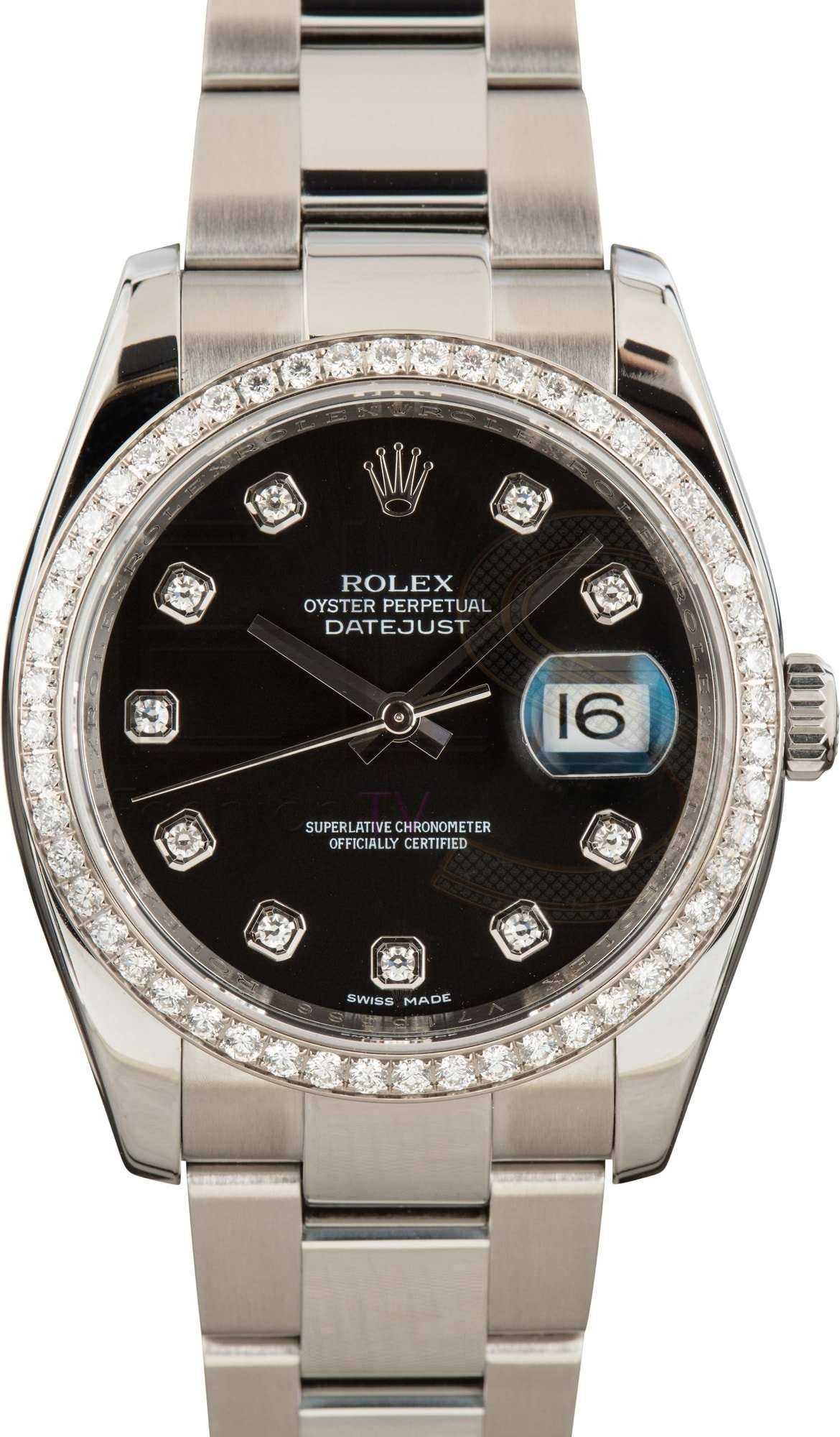 Rolex 116244 Diamond Dial ELS Fashion TV