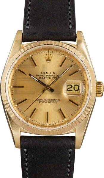 Rolex 16018 Yellow Gold Datejust ELS Fashion TV
