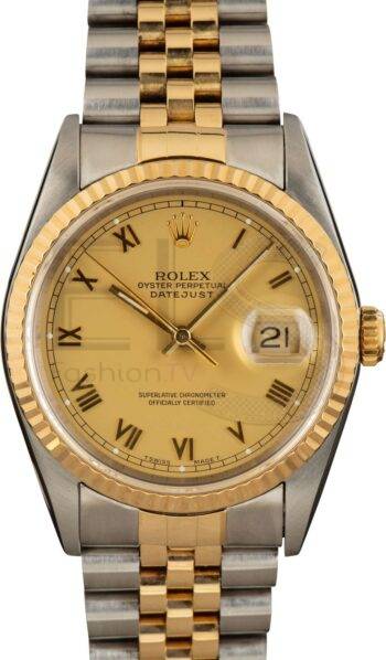 Rolex 36MM Datejust 16233 Roman ELS Fashion TV