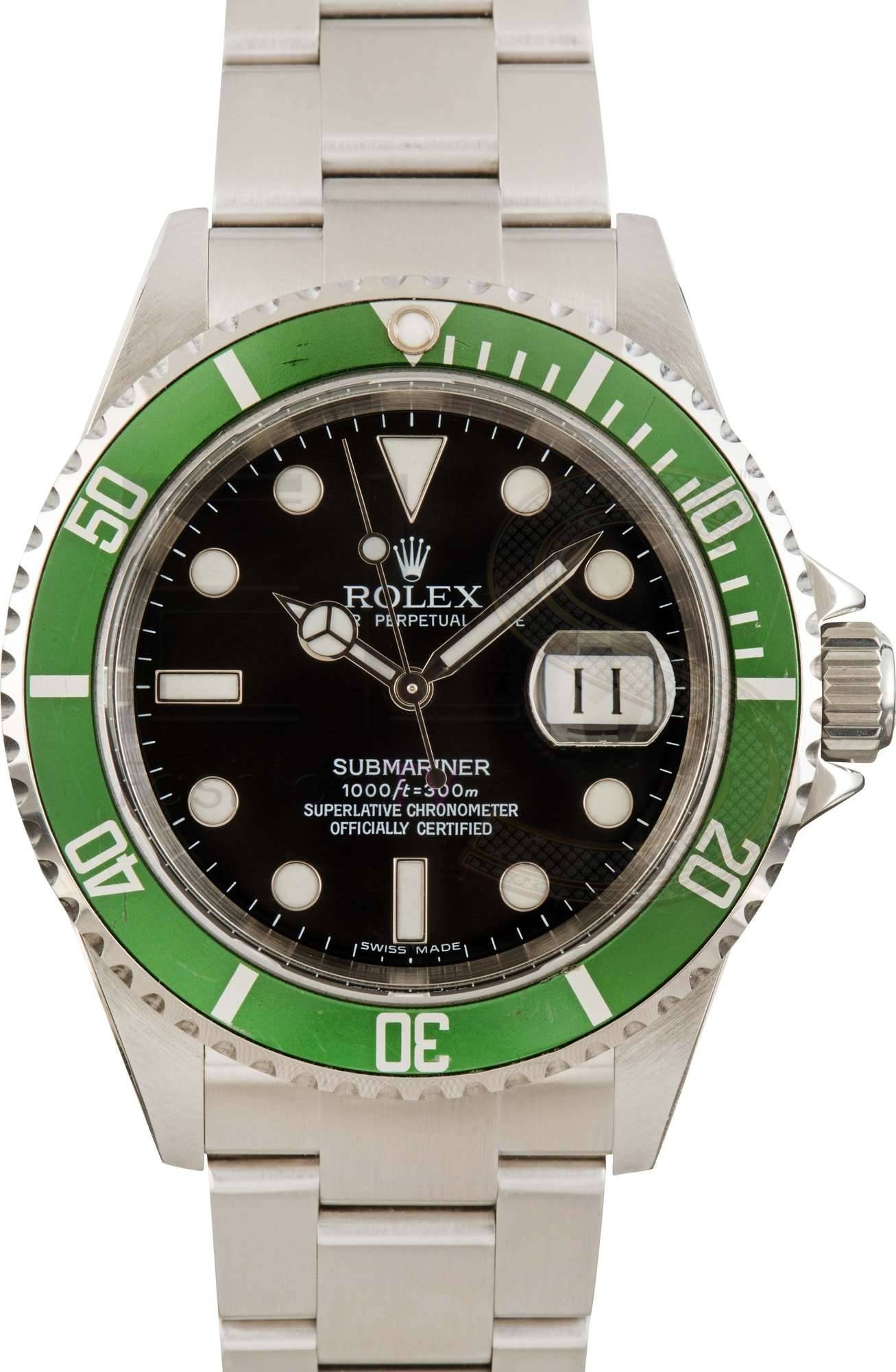 Rolex 40MM Anniversary Submariner 16610V ELS Fashion TV