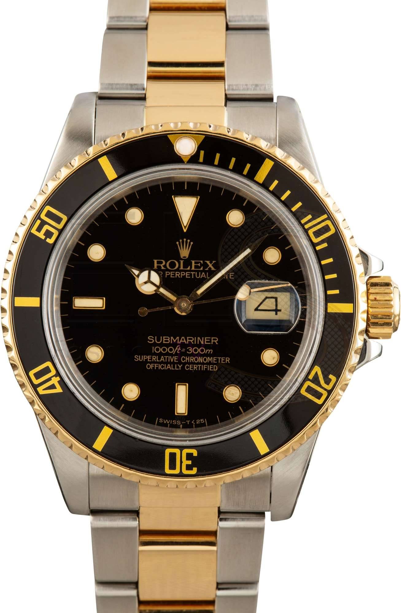 Rolex 40MM Submariner 16803 Two-Tone