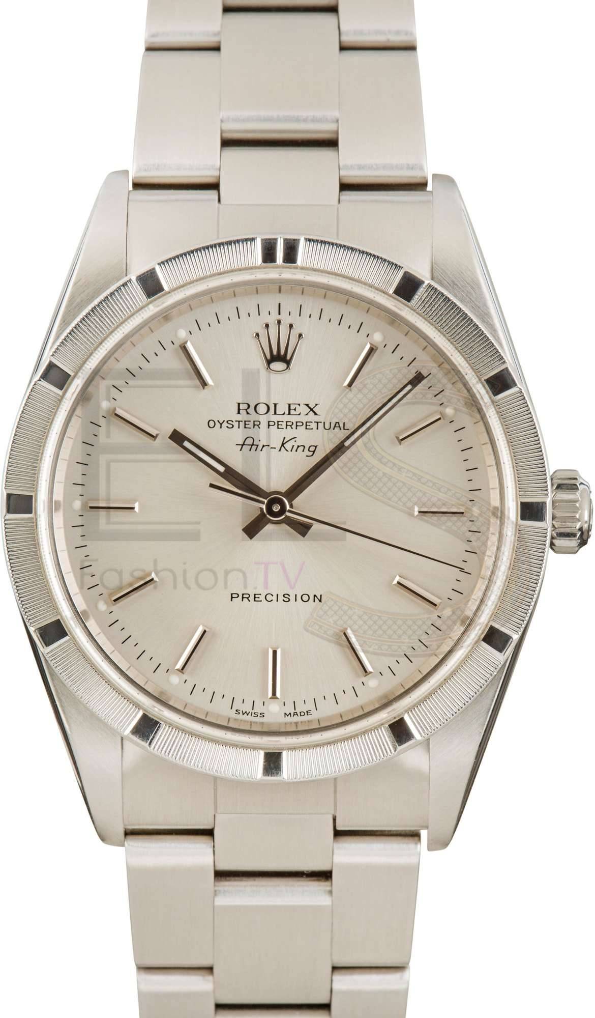 Rolex Air-King 14010 Silver Dial