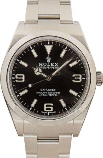 Rolex Black Explorer 214270 39MM ELS Fashion TV