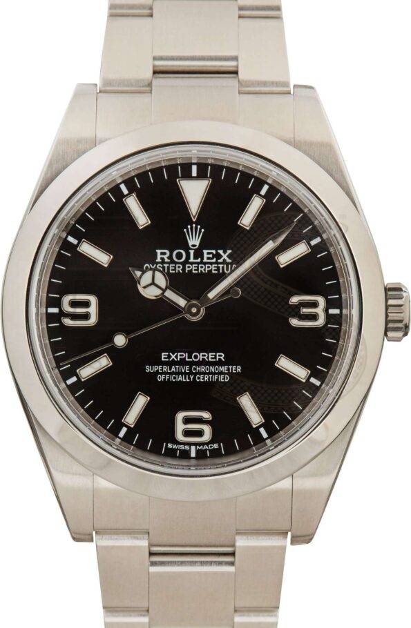 Rolex Black Explorer 214270 39MM ELS Fashion TV
