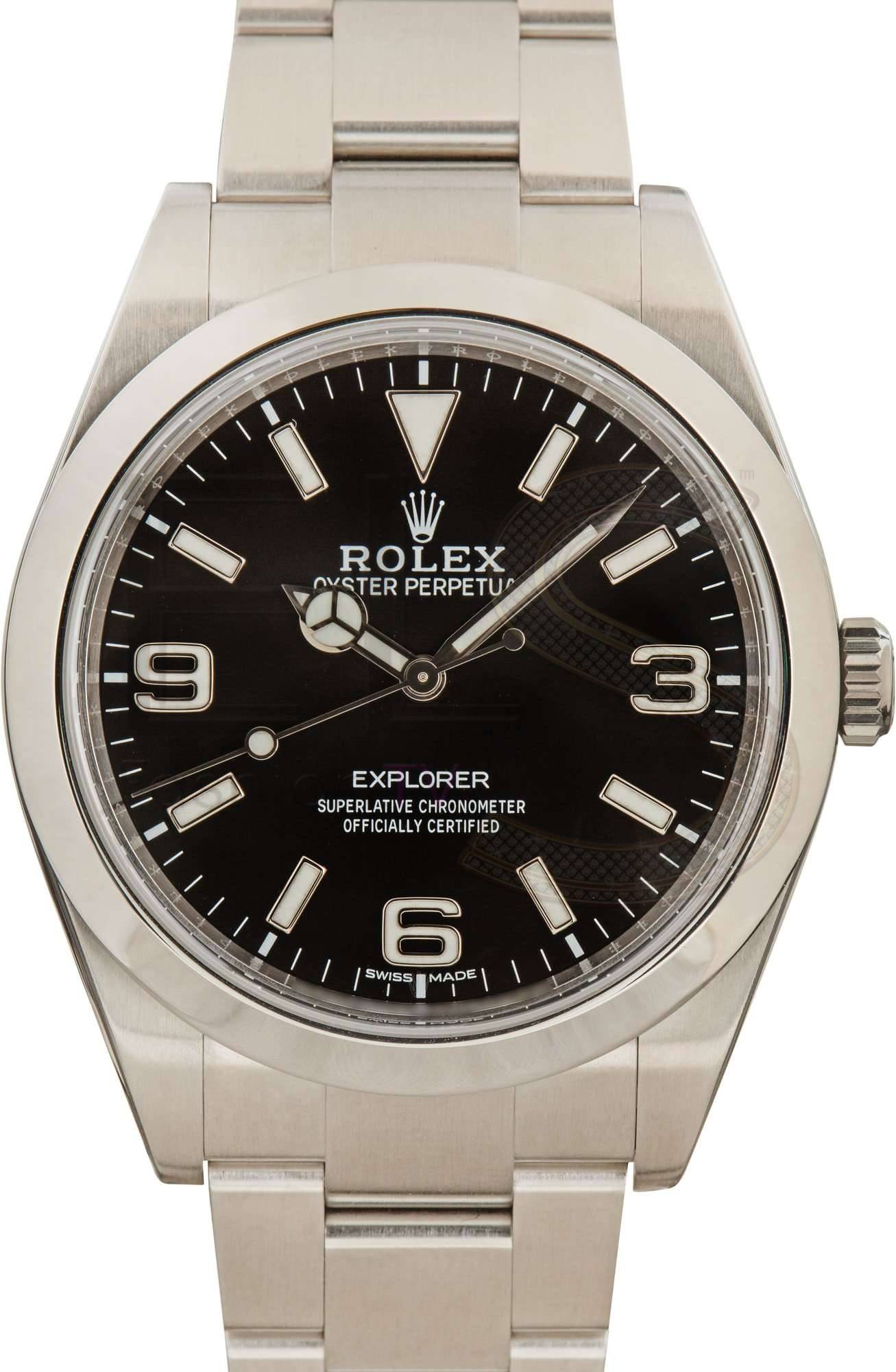 Rolex Black Explorer 214270 39MM ELS Fashion TV