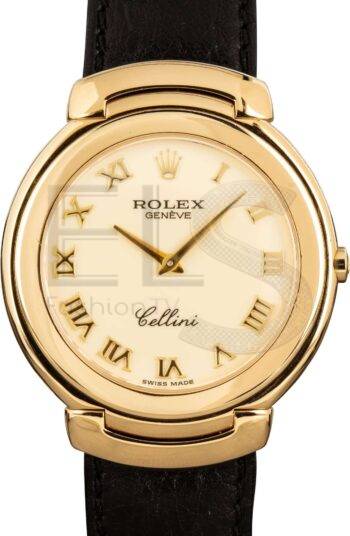 Rolex Cellini 6623 18k Yellow Gold ELS Fashion TV