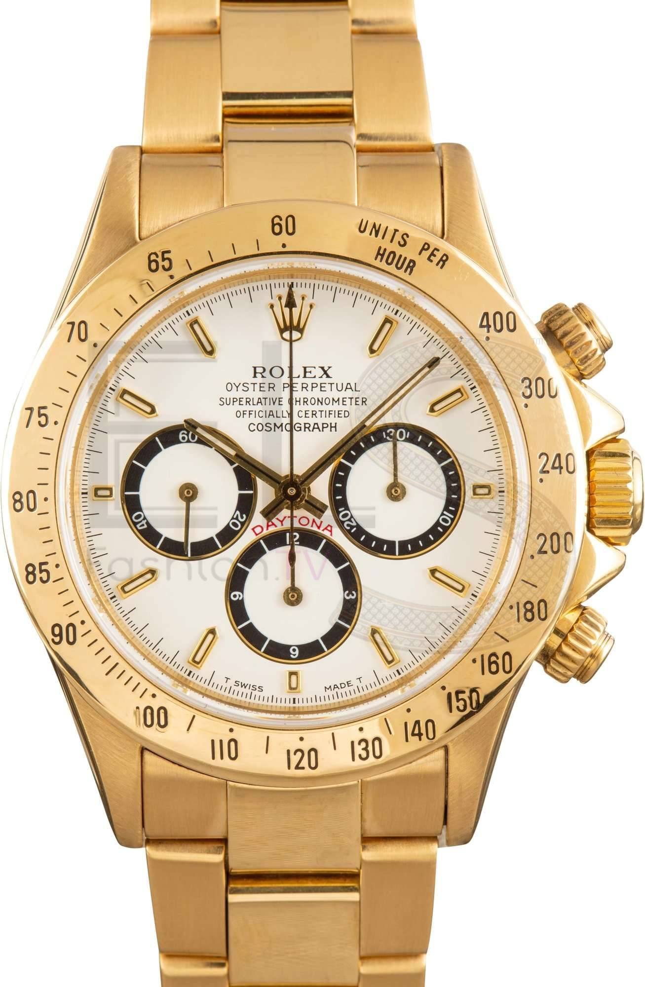 Rolex Cosmograph Daytona 16528 Gold ELS Fashion TV