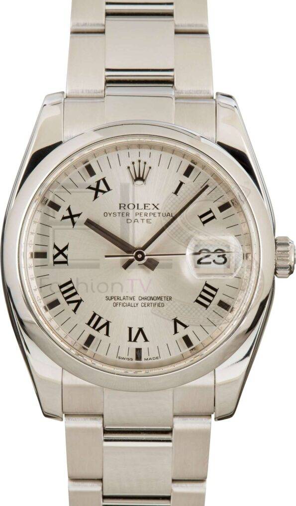 Rolex Date 115200 Silver Dial ELS Fashion TV