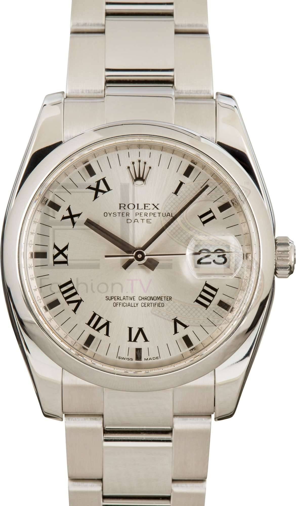 Rolex Date 115200 Silver Dial ELS Fashion TV