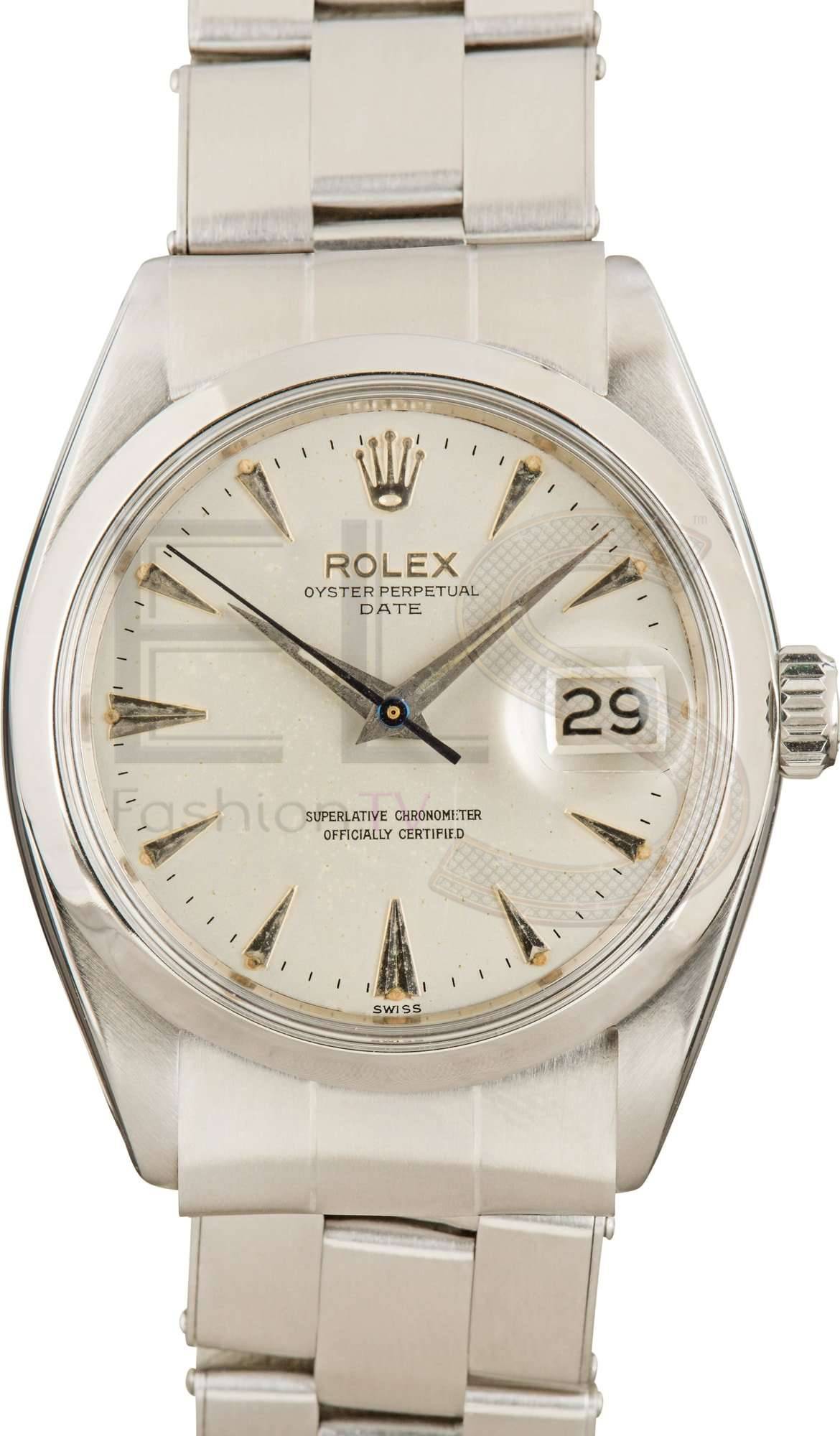 Rolex Date 1500 Stainless Steel ELS Fashion TV