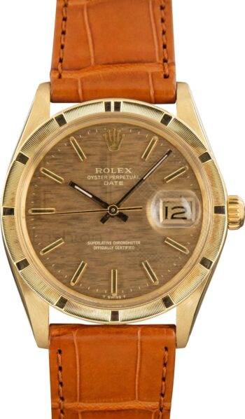 Rolex Date 1501 Yellow Gold ELS Fashion TV