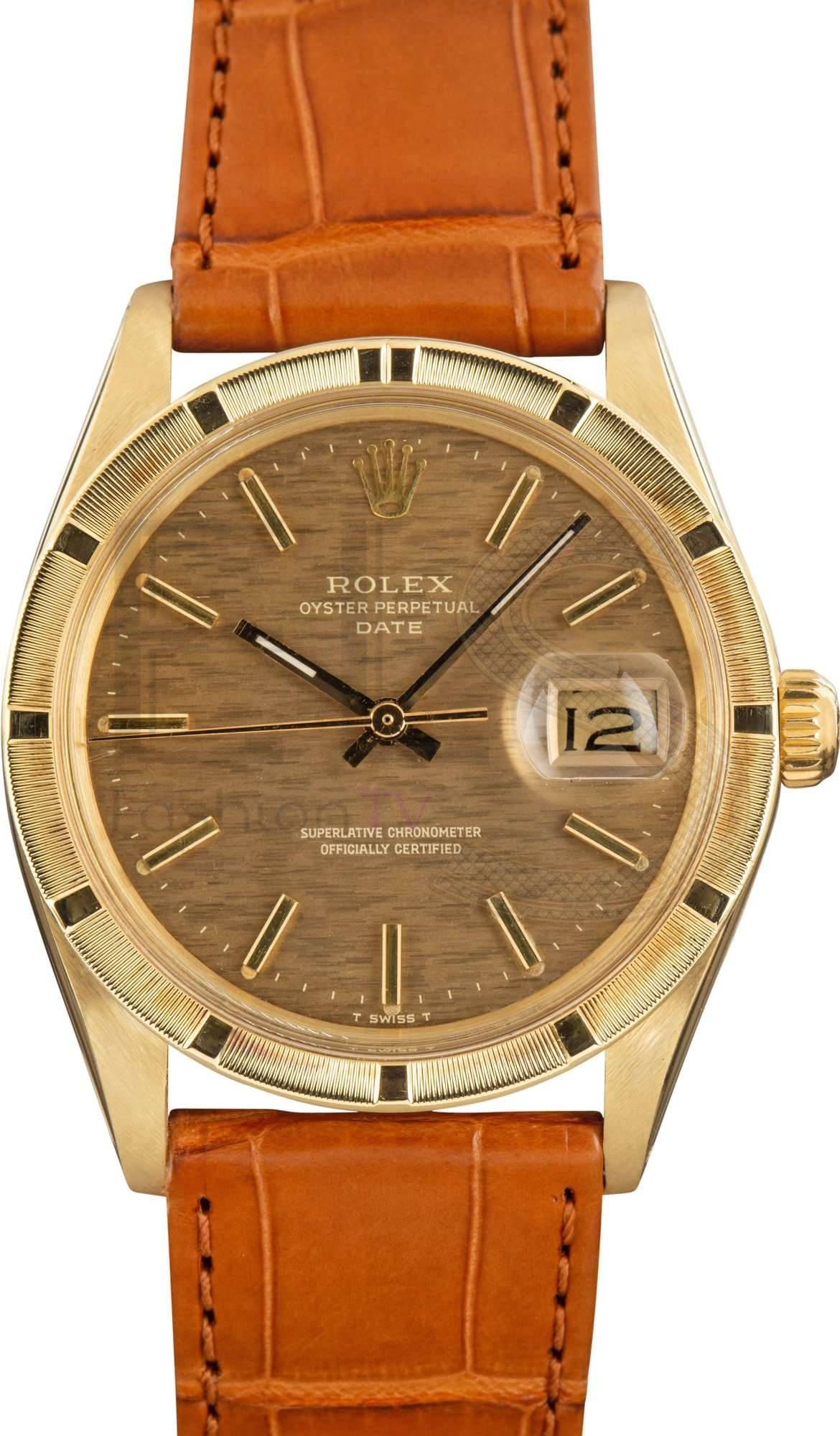 Rolex Date 1501 Yellow Gold ELS Fashion TV