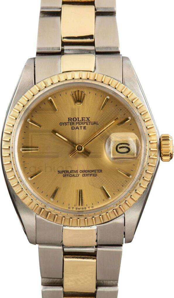 Rolex Date 1505 Champagne Dial ELS Fashion TV