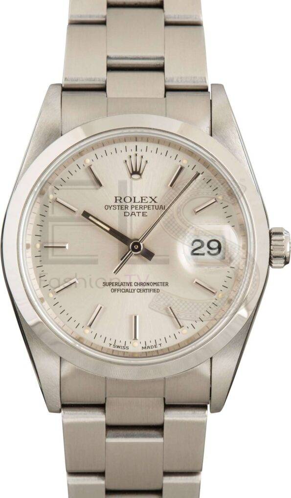 Rolex Date 15200 Silver Dial ELS Fashion TV