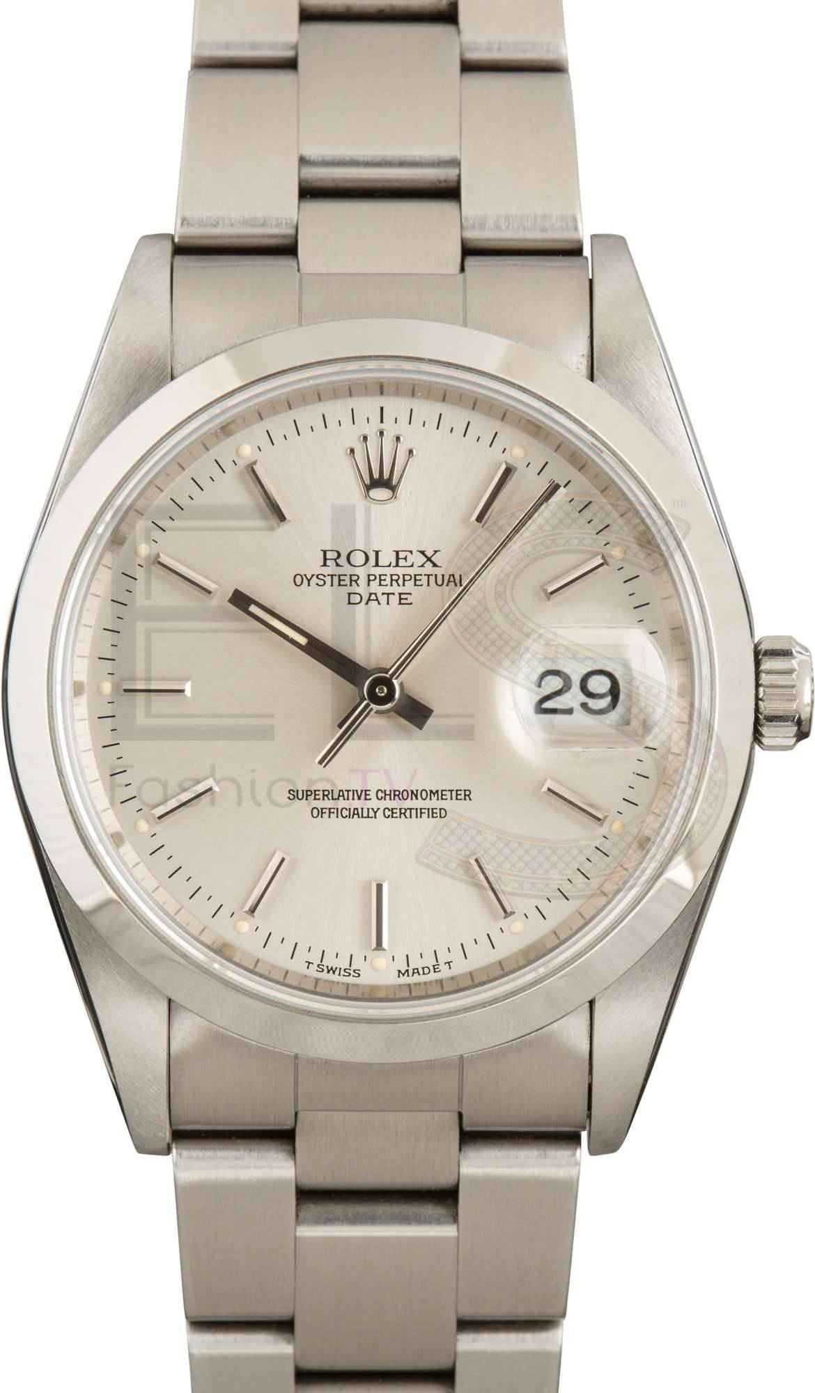 Rolex Date 15200 Silver Dial