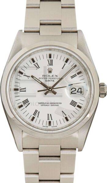 Rolex Date 15200 White Dial ELS Fashion TV