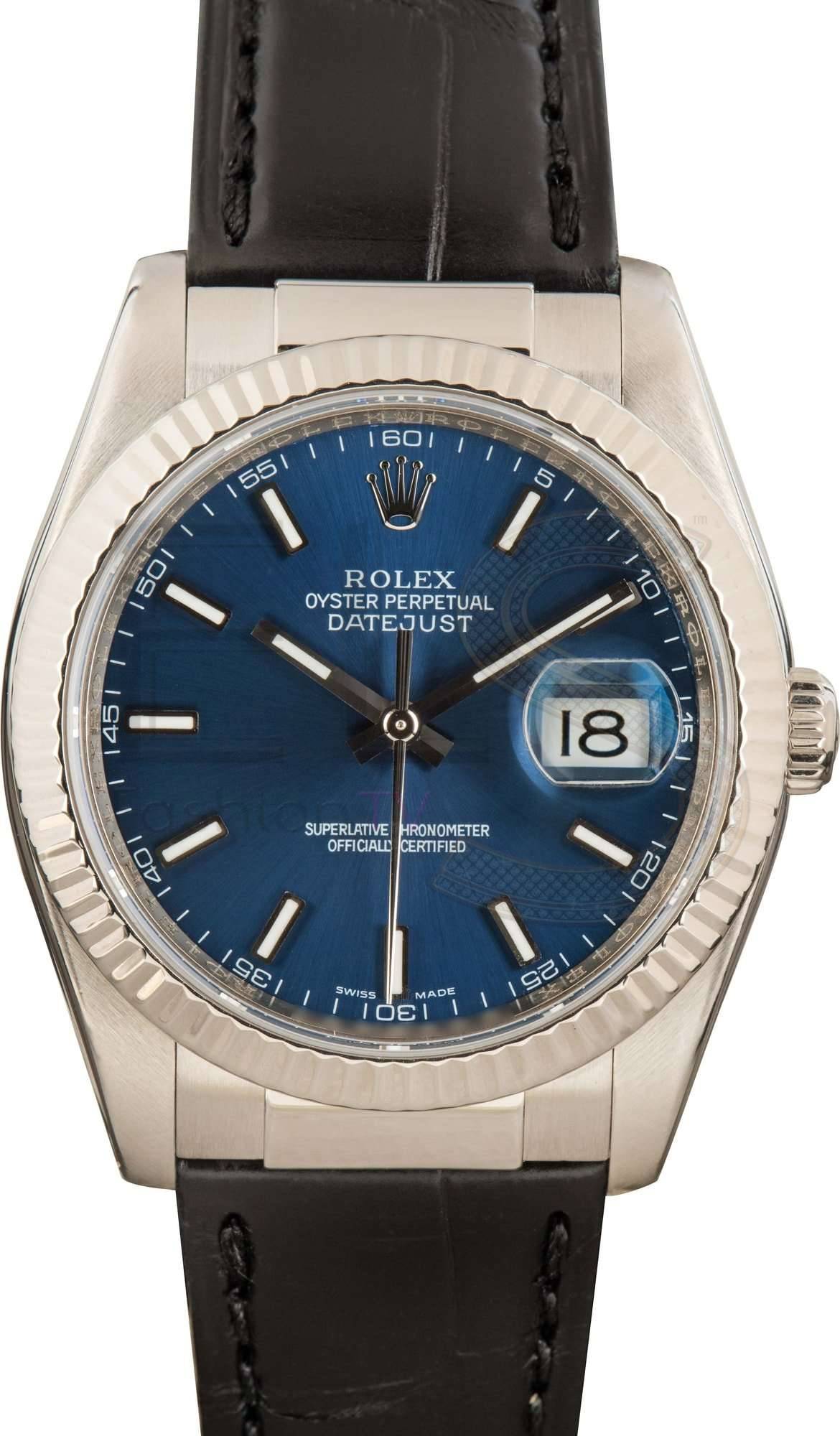 Rolex Datejust 116139 White Gold ELS Fashion TV