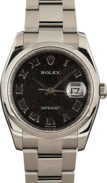 Rolex Datejust 116200 Black Dial ELS Fashion TV