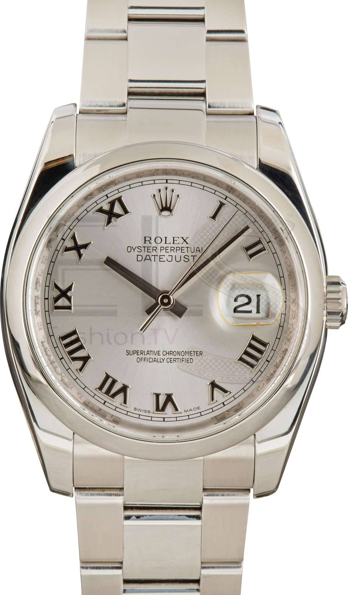 Rolex Datejust 116200 Silver Dial ELS Fashion TV