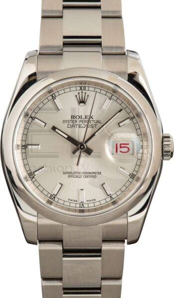 Rolex Datejust 116200 Silver Index ELS Fashion TV