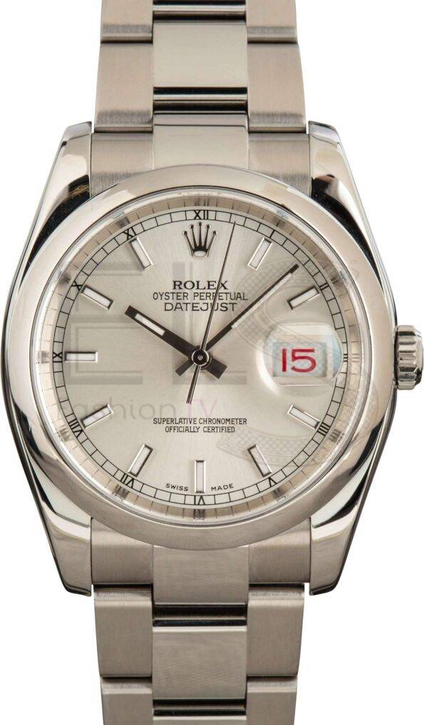 Rolex Datejust 116200 Silver Index ELS Fashion TV