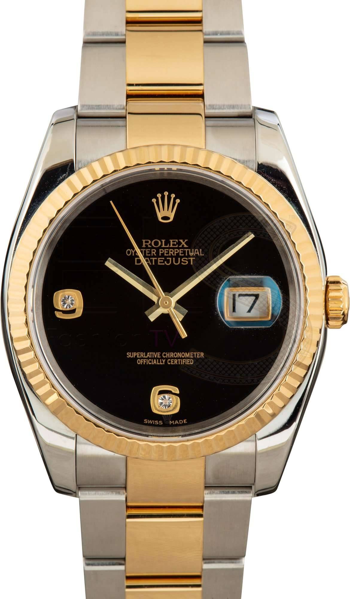 Rolex Datejust 116233 Diamond Dial ELS Fashion TV
